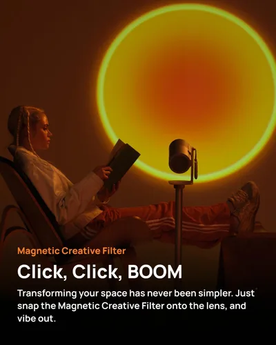 Miniatura 7 de XGIMI MoGo 4 2025 NUEVO proyector portátil, Google TV con Netflix con licencia, soporte ajustable de 360°, 2.5 horas de tiempo de reproducción, 2 x