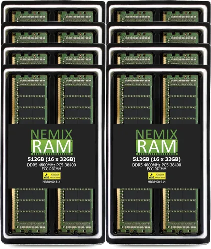 Miniatura 28 de NEMIX RAM Kit de memoria de servidor registrado DDR5 4800MHZ PC5-38400 1Rx4 1.1V CL40 288-PIN ECC RDIMM compatible con ASUS 2U4N Servidor