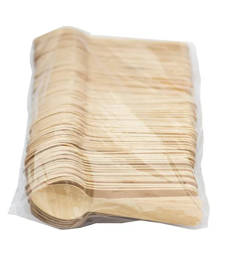 Miniatura 3 de Cuchara degustadora de madera de 4.5" - Paquete de 500