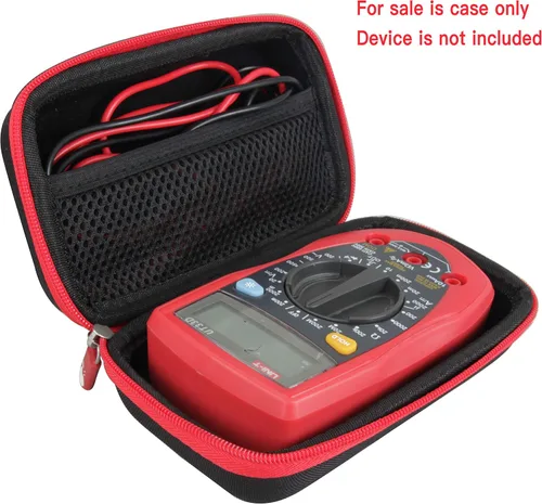 Miniatura 3 de Hermitshell Estuche rígido de viaje para AstroAI/Etekcity MSR-R500 Medidor de voltaje de multímetro digital