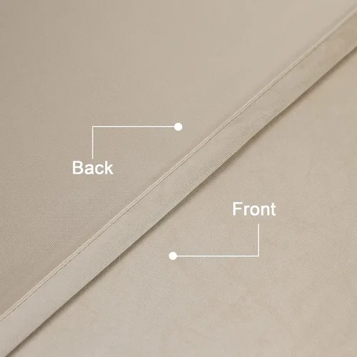 Miniatura 4 de Pleasant Boulevard - Cortinas de terciopelo para decoración interior de habitaciones y ventanas grandes, elegantes, estilo con ojales, 2 paneles