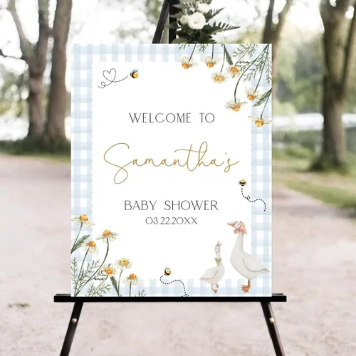 Miniatura 8 de Letrero personalizado de bienvenida para baby shower de baloncesto, letreros deportivos florales para baby shower #7h50