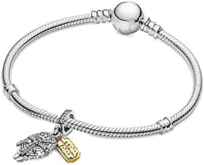 Miniatura 4 de LIGHTDOG Dijes de plata de ley 925 para pulseras Pandora, collar con colgante de circonita 5A, cuentas de joyería de regalo para el día de la madre