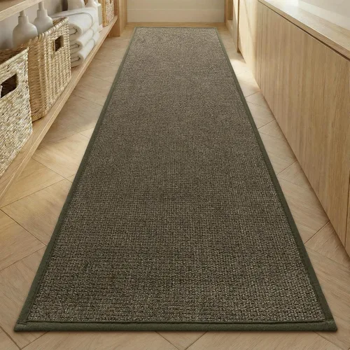 Miniatura 38 de YIHOUSE Juego de 2 tapetes de baño, color beige, ultrafino, absorbente, antideslizante, para baño, lavable, ducha, lavabo, lavandería