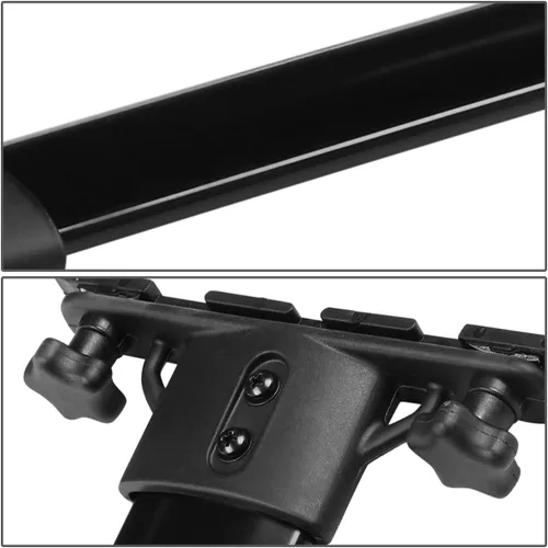 Miniatura 4 de DNA MOTORING PT-ZTL-8036 - Par de barras transversales de aluminio para techo de automóvil, compatibles con Highlander 01-07, color negro