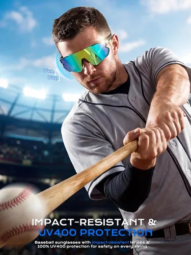 Miniatura 4 de BangLong Gafas de sol deportivas para mujeres y hombres, protección UV400, para ciclismo, correr, béisbol, pesca, conducción