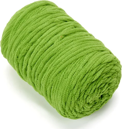 Miniatura 24 de Hilo de Chenilla Grueso para Tejer/Crochet Manta de Bebé, Hilo Elegante para Amigurumi #6 Súper Voluminoso Extra Grueso Suave Esponjoso Hilo Grande