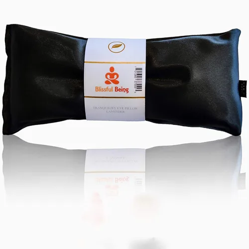 Miniatura 13 de Almohadilla de Seda para Ojos con aroma a lavanda - Almohadillas para Ojos con Aromaterapia - Perfectas para Meditación y Relajación (Amatista)