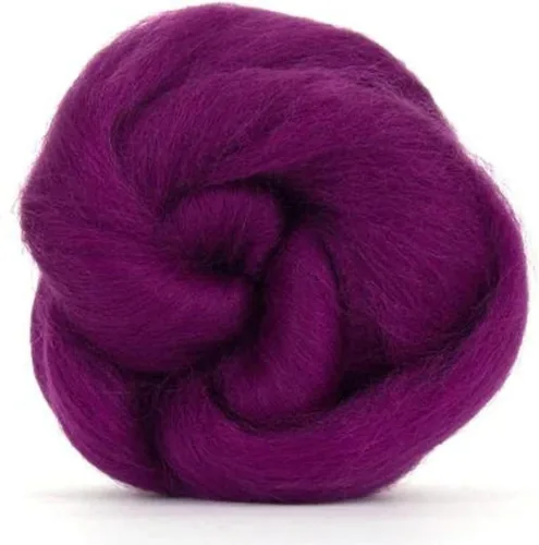 Miniatura 12 de Revolution Fibers Lana Corriedale teñida 8.2 onzas de parte superior de lana peinada de primera calidad 26 micras, 100% lana Corriedale pura