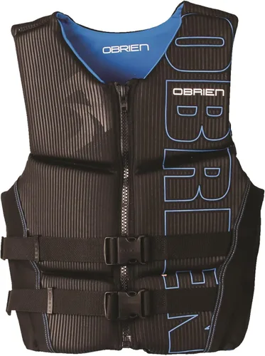 Miniatura 6 de O'Brien Chaleco salvavidas de neopreno Jr aprobado por USCG, 77-125 libras para lago, río, PWC, wakeboard Azul