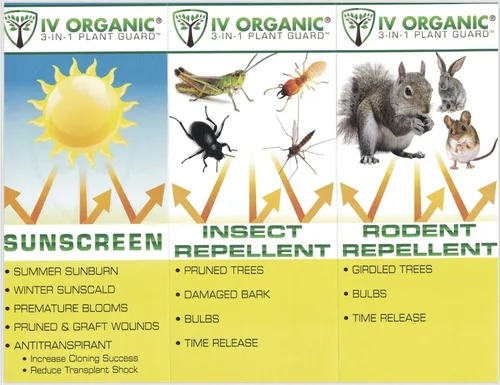 Miniatura 3 de IV Organic Protector de plantas 3 en 1, 1 pinta (marrón)