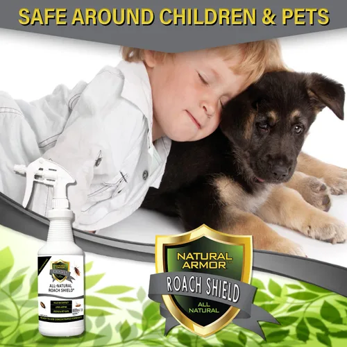 Miniatura 3 de Asesino de cucarachas y repelente de menta para cucarachas y cucarachas, espray natural y seguro para infestaciones en interiores y exteriores