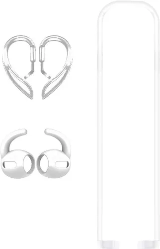 Miniatura 4 de JNSA [Never Lose Your Air Pods Pro] Juego antideslizante, gancho deportivo para las orejas compatible con Air Pods Pro + Air Pods Pro para Blanco