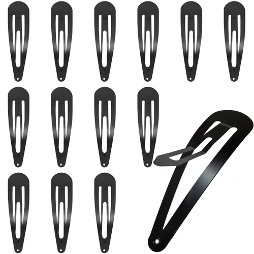 30 pinzas para el cabello a presión, pasadores de tamaño grande de 3.1 pulgadas para mujer, pinzas de metal antideslizantes para el cabello,