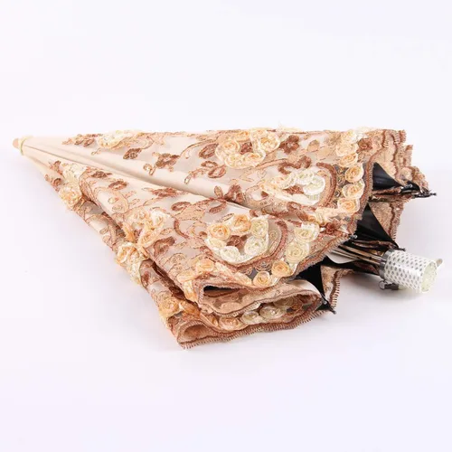 Miniatura 53 de Honeystore - Parasoles de encaje de flores para fiesta de boda, paraguas nupcial de encaje