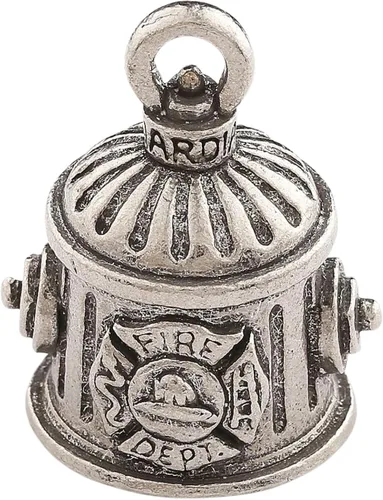 Miniatura 20 de Guardian Bell Good Luck Bell w/Keyring & Black Velvet Bag Motorcycle Bell Lead-Free Pewter Made in USA Phoenix Biker