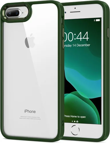 Miniatura 63 de HOOMIL Funda para iPhone 7 Plus/iPhone 8 Plus de 5.5 pulgadas, no amarillea, protección contra caídas, cubierta trasera dura transparente