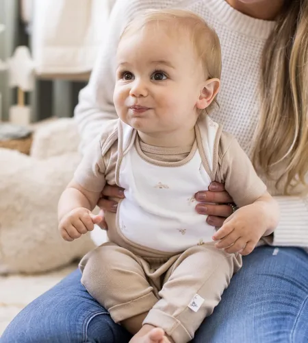 Miniatura 3 de Burt's Bees Baby Pantalones deportivos de punto unisex, paquete de 3 pantalones deportivos para bebé, 100% algodón orgánico