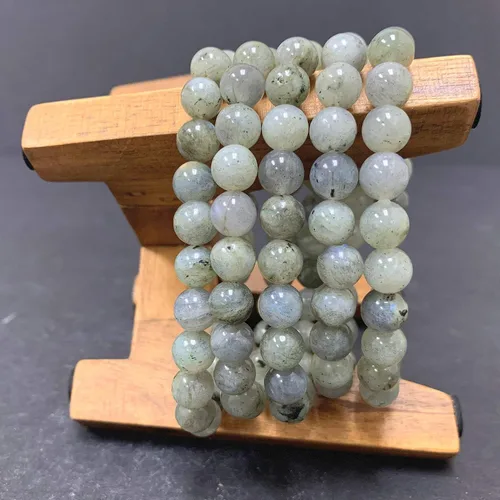 Miniatura 687 de Gem Avenue Handmade Round Bead Stretch Bracelet Unisex Natural Stone Beaded Jewelry for Men & Women, Elastic Wristband for Daily Wear