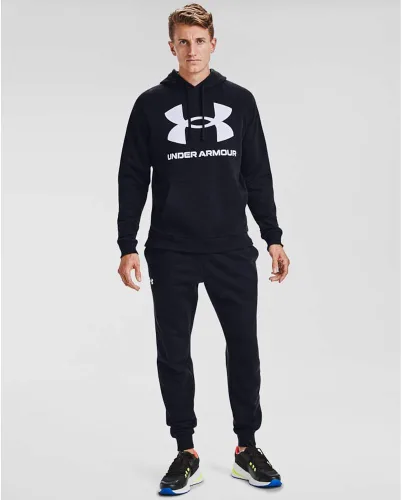 Miniatura 2 de Under Armour Rival Sudadera con capucha, para hombre, de vellón, con logotipo grande