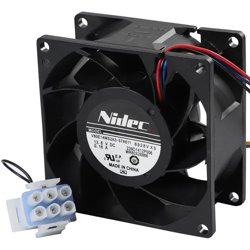 Miniatura 9 de WR60X26866 WR60X29099 Motor del ventilador del evaporador compatible con el refrigerador GE, reemplaza V80E14MS2A3-57A611 WR60X10356 WR60X10357