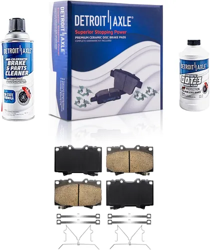 Miniatura 101 de Detroit Axle - Pastillas de Freno Delantero para Nissan Altima Maxima Sentra 350Z Cube Juke Versa INFINITI G20 G35 I30 I35 Suzuki SX4, Pastillas