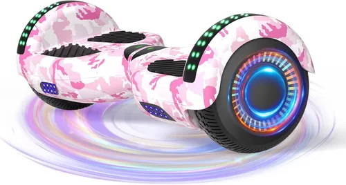 Miniatura 15 de Kids Scooter with Bluetooth Speaker & Corlorful LED Lights, Dual 250W Motor 7.5 Mph Speed, Gifts for All Ages Azul Galaxia
