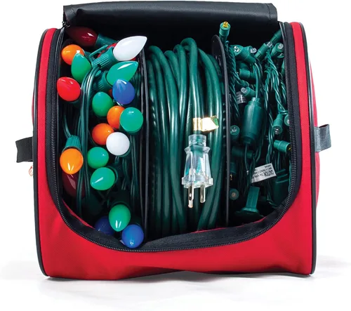 Miniatura 2 de [Bolsa de almacenamiento de alambre y iluminación navideña] - Install N Store Carretes de almacenamiento de luz y carrete de alambre - Incluye 3