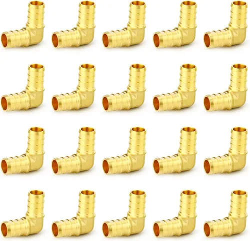 Miniatura 11 de GASHER 10 piezas sin plomo latón 1 "acoplamiento Pex, accesorios Pex de 1 pulgada para tubería Pex