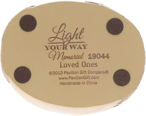 Miniatura 9 de Pavilion Gift Company 19044 Light Your Way Memorial Loved Ones Figura de Ángel, 9 Pulgadas, Color Arena