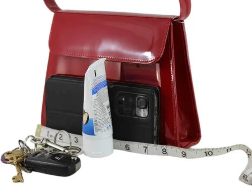 Miniatura 4 de LONI Bolso de mano para mujer Bolso de hombro y asa superior Bolso de charol para boda y baile de graduación