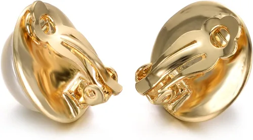 Miniatura 6 de Yoursfs Clip on Earrings for Women Round Faux Pearl Earrings Clipon 18K Gold Plated Non Pierced Earring Jewelry