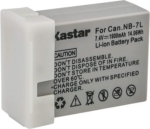 Miniatura 2 de Kastar Paquete de 1 batería de repuesto NB-7L para Canon PowerShot G10, PowerShot G10 es, PowerShot G10IS, PowerShot G11, PowerShot G12, PowerShot