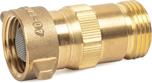 Regulador de presión de agua de latón Hourleey para RV, regulador de agua para cámper de RV con pantalla filtrante, protector para cámpers,
