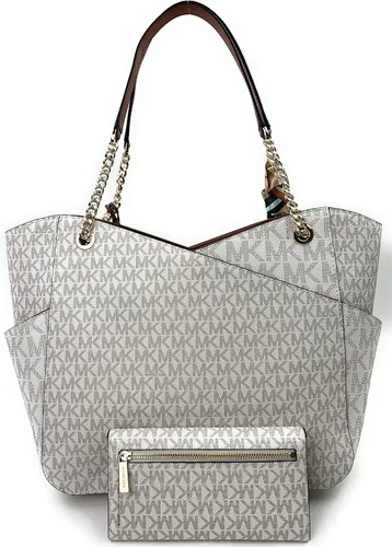Miniatura 3 de Michael Kors Jet Set - Cartera de viaje con cadena grande para el hombro