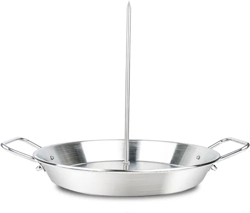 Miniatura 6 de Brocheta vertical para barbacoa – Al Pastor Pincho vertical para asador vertical para tacos Al Pastor, Shawarma, giroscopios, accesorio