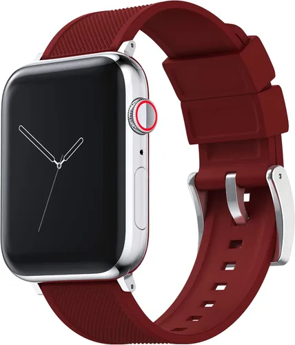 Miniatura 20 de Barton Watch Bands - Extensibles de silicona Elite para reloj - Accesorios y adaptadores negros con deposición física de vapor, de liberación