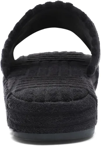 Miniatura 6 de Jakcuz Sandalias de rizo para mujer, sandalias de moda para niñas, zapatos de casa con plataforma, puntera abierta, multicolor, lindas