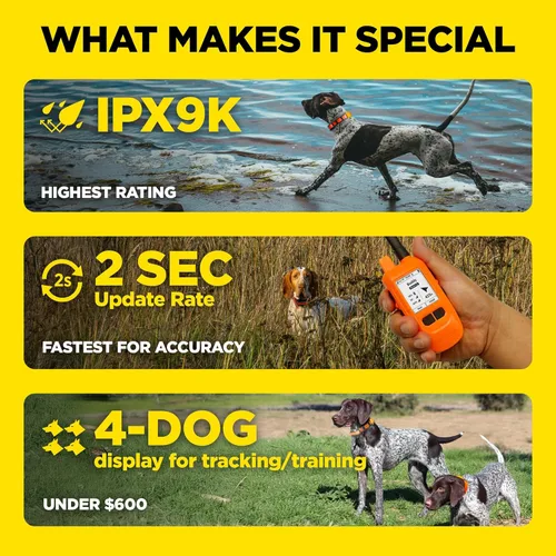 Miniatura 5 de Dogtra PATHFINDER2 MINI Compass Live GPS Dog Tracking & Training System - 4-Mile Range E-Collar Handheld with No Subscription, Offline Maps