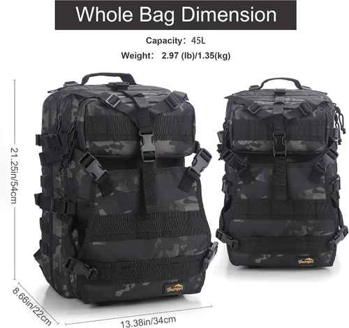 Miniatura 6 de Mochila para casco de motocicleta para hombres con portador de casco duro/almacenamiento, mochila de equitación, accesorios de motocicleta/regalos