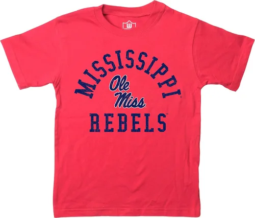 Miniatura 52 de Wes and Willy Camiseta de algodón orgánico de manga corta para niños de la NCAA rutgers scarlet knights rojo