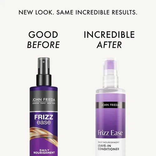 Miniatura 2 de John Frieda Frizz Ease Daily Nourishment - Acondicionador sin enjuague para cabello encrespado, desenredante e hidratación ligera, 8 onzas líquidas