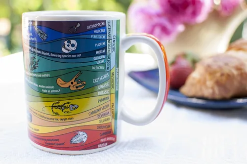 Miniatura 4 de The Unemployed Philosophers Guild Taza Geológica del Tiempo - Una Referencia Colorida de 26 Eones Geológicos, Épocas, Eras y Eventos Mayores - Viene