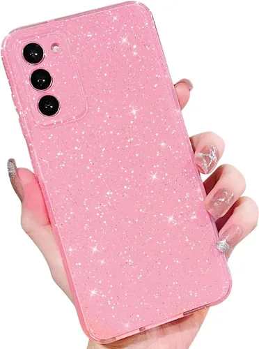 Miniatura 33 de MINSCOSE Compatible con Samsung Galaxy S22 Plus Case, Bonito Color Neón Brillante, con Purpurina Brillante Delgada Resistente a Golpes de Silicona
