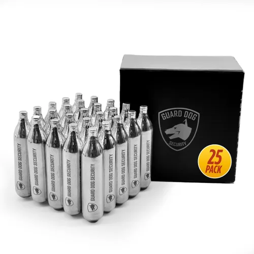 Miniatura 11 de Guard Dog Security Cartuchos de CO2 de 8 g / 12 g, sin rosca, cartuchos de CO2 para pistola BB, pistola BB de CO2, pistola de aire comprimido CO2