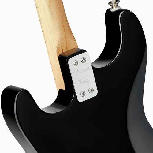 Miniatura 4 de Fender x Loog - Guitarra eléctrica Stratocaster de 3 cuerdas para niños, kit para principiantes de 3 cuerdas (Negro)