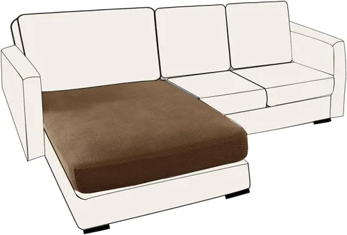 Miniatura 89 de UNBBRRL Fundas de cojín de asiento para sofá, elásticas, funda de cojín individual para sofá, fundas de cojín para sofá, fundas de héroe protegen