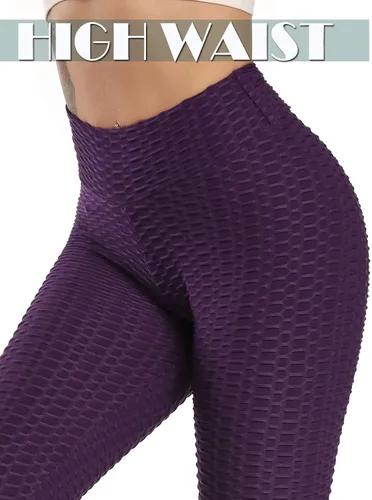 Miniatura 137 de SEASUM - Pantalones de yoga de cintura alta para mujer, con control de abdomen y realce de glúteos, leggings favorecedores para entrenar y correr