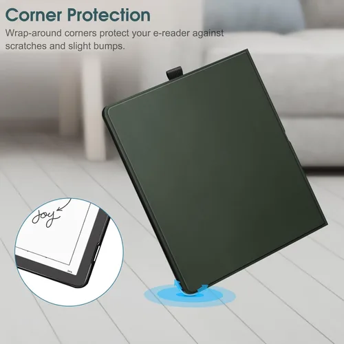 Miniatura 8 de Fintie Slimshell - Funda para Kindle Scribe de 10.2 pulgadas (versión 2024/2022) – Funda delgada y ligera de piel sintética de alta calidad, apagado