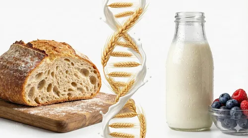 Miniatura 4 de Cultivo básico de masa madre y kéfir: todo en uno - Fermentación rápida de 24 horas de vida dual - Hace pan y leche probiótica - Cultivos vivos